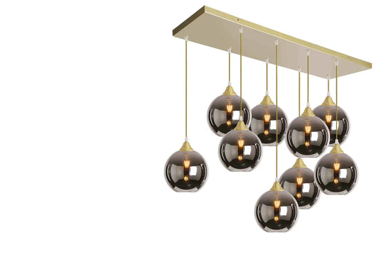 Pendant light on a white background