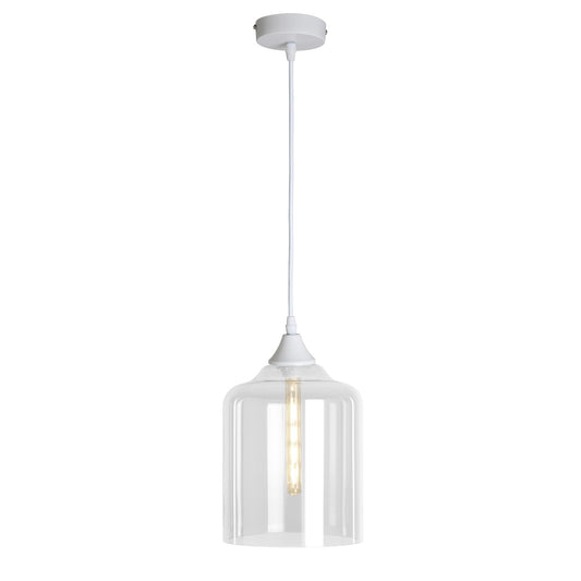 Murano 1 Light Pendant Large Cylinder