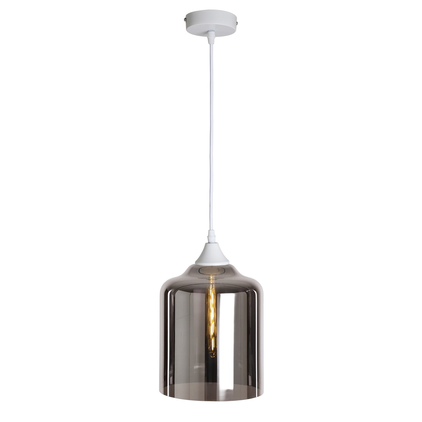 Murano 1 Light Pendant Large Cylinder