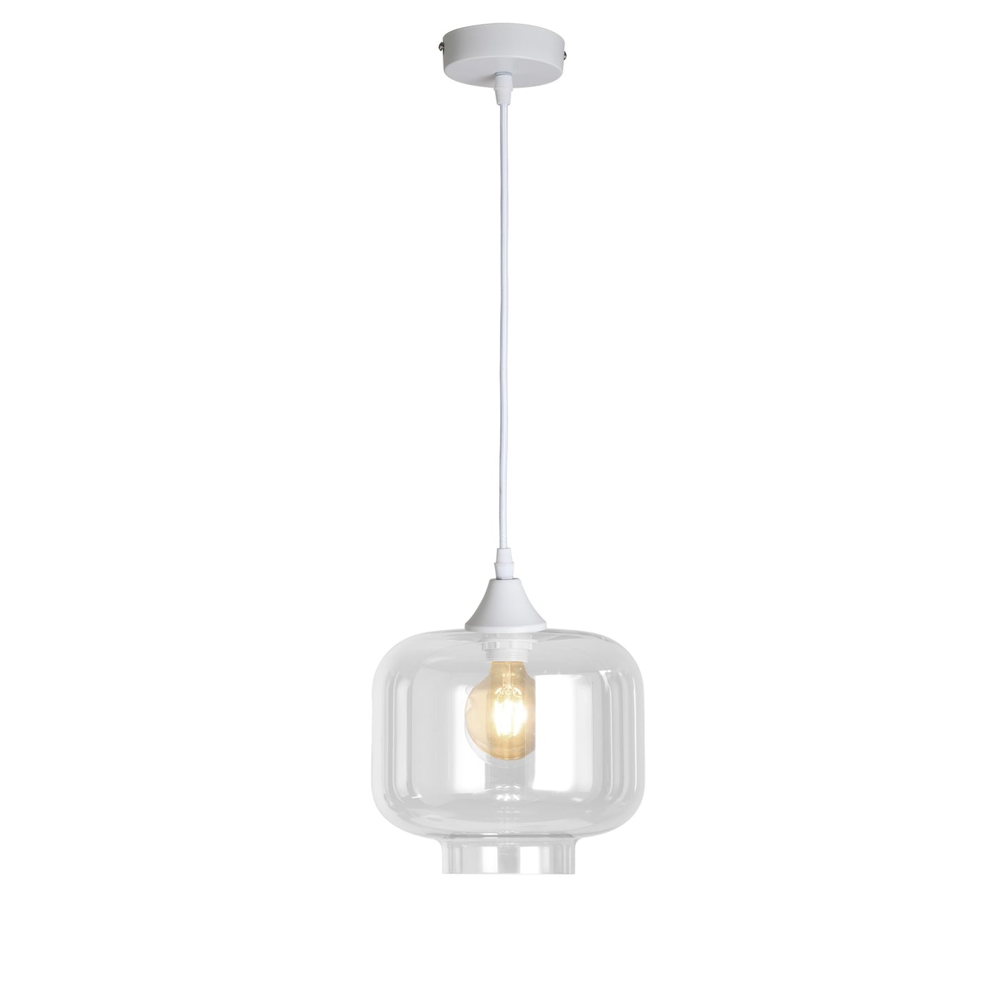 Murano 1 Light Pendant Round shade