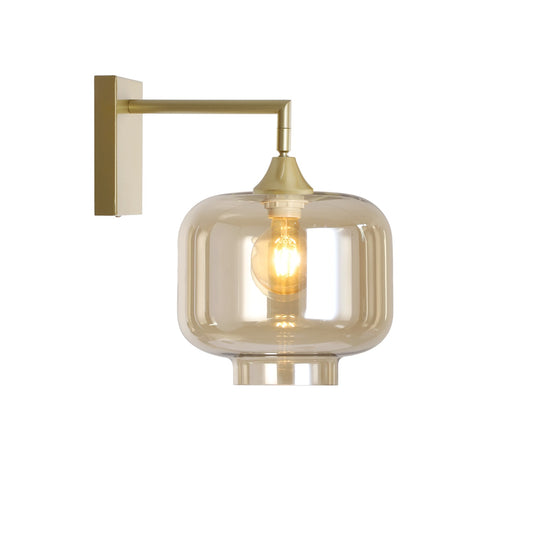 Murano Gold Wall Light with Round glass