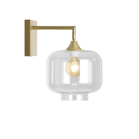 Murano Gold Wall Light with Round glass