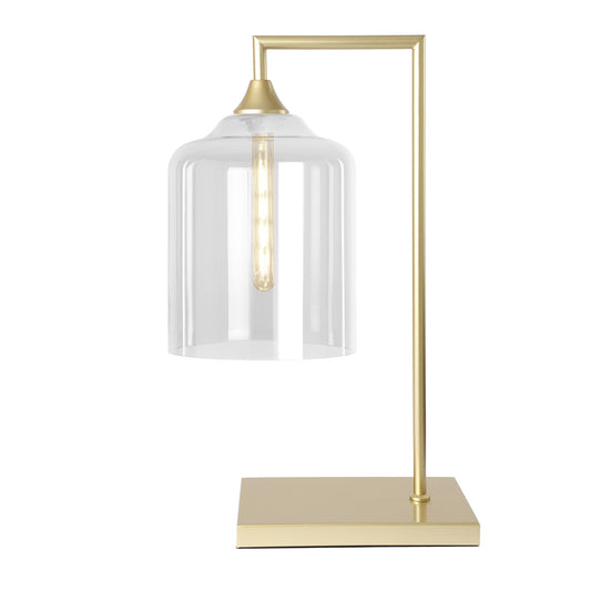 Murano Large Gold Table Lamp with Glass Shade