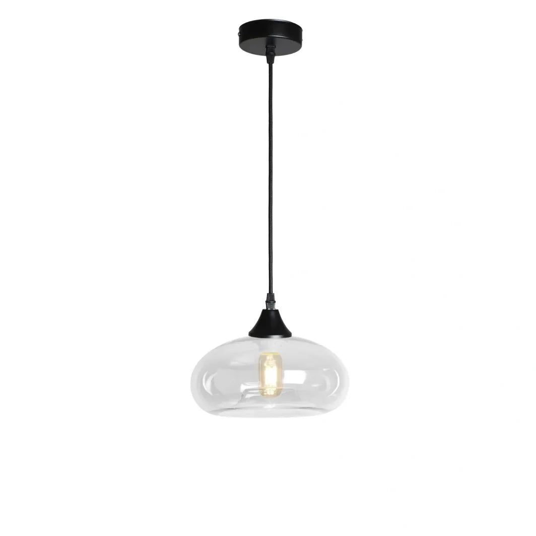 Murano 1 Light Pendant Mushroom Shade
