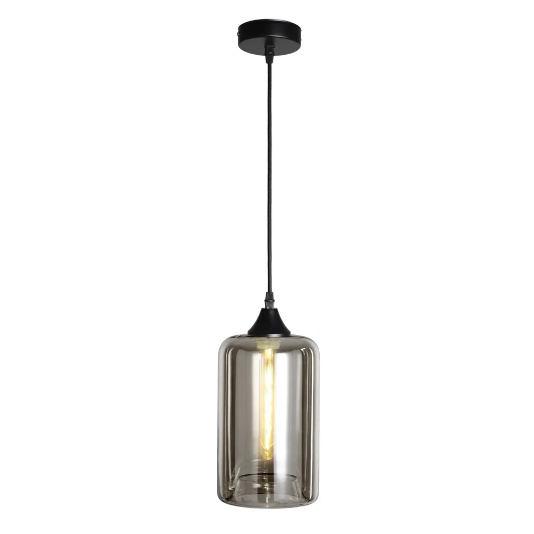Murano 1 Light Pendant Slim Cylinder