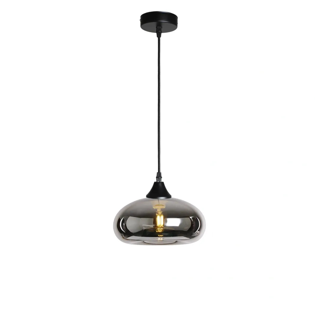 Murano 1 Light Pendant Mushroom Shade
