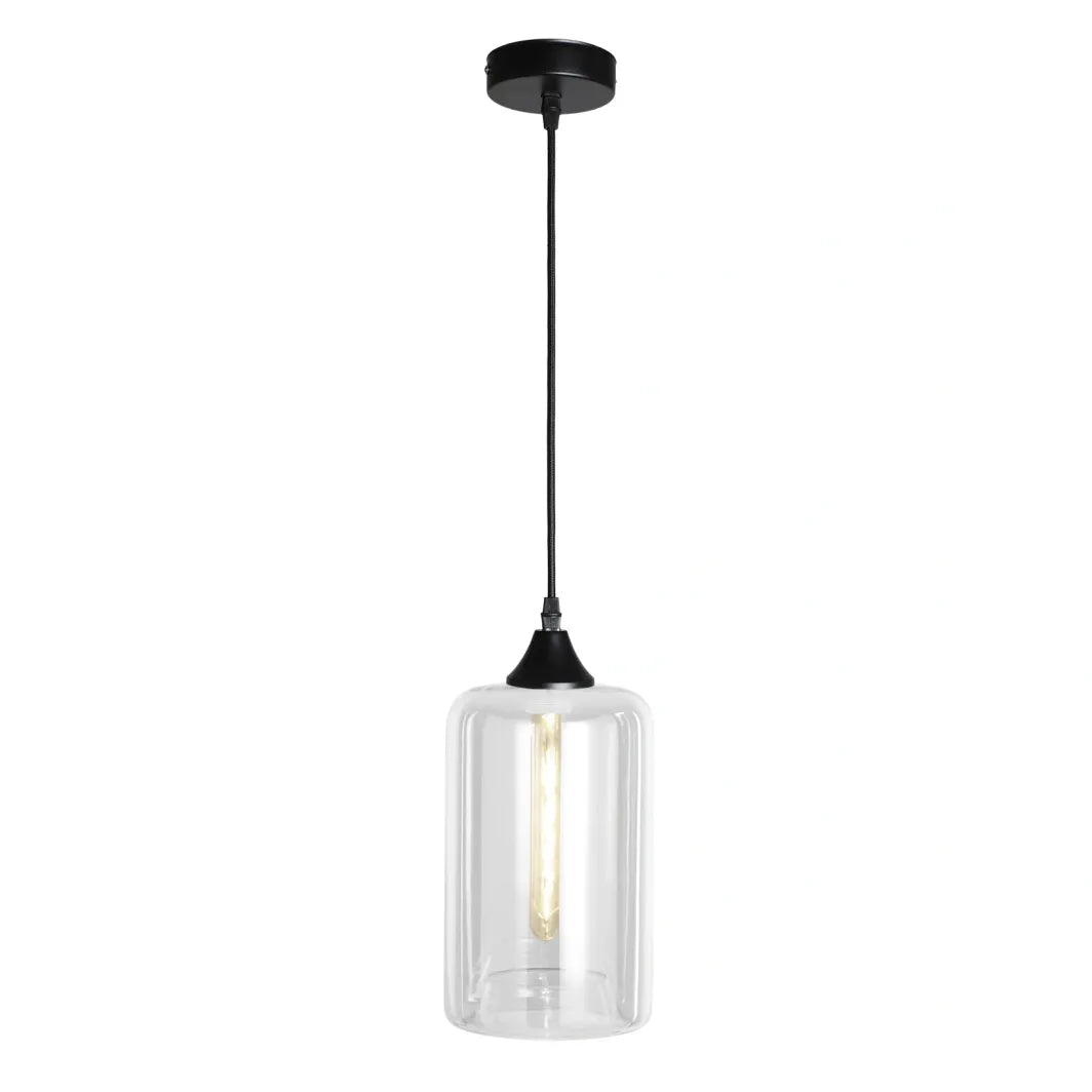 Murano 1 Light Pendant Slim Cylinder