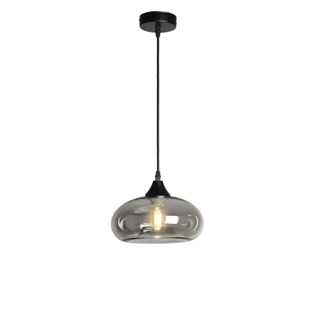 Murano 1 Light Pendant Mushroom Shade