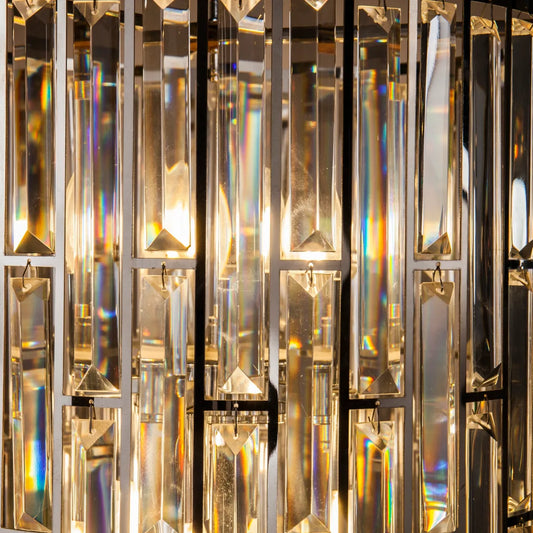 Burano Medium Crystal Drum Pendant