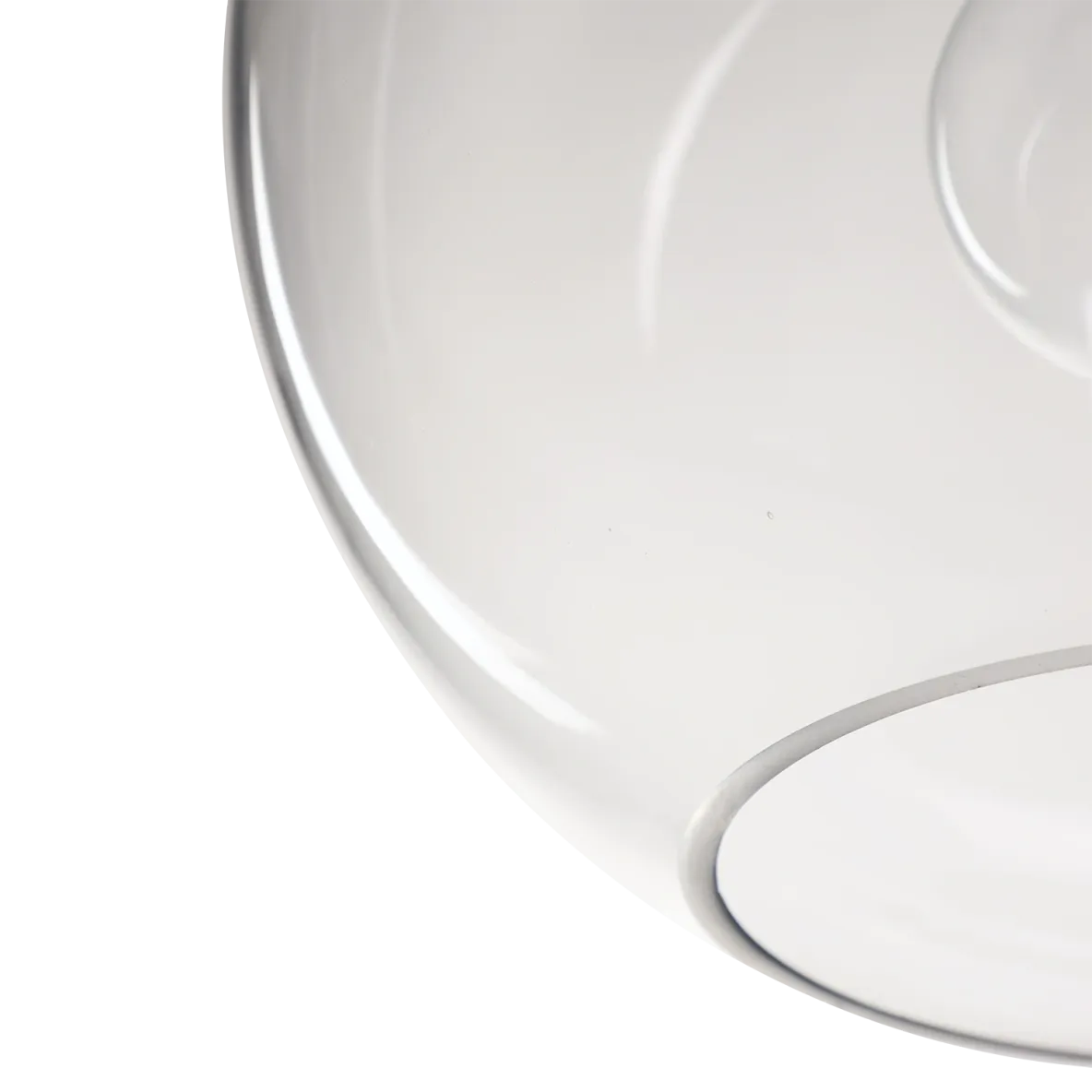 Torcello Gold Pendant with Hand Blown Glass Globe Shade