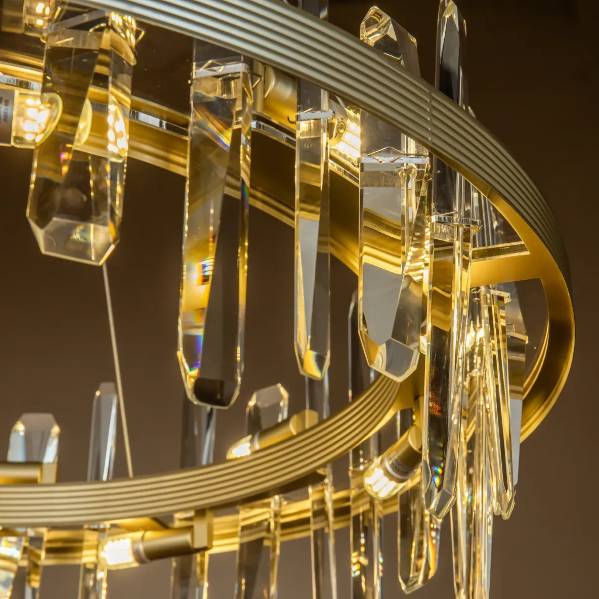 Burano Round Faceted Crystal pendant