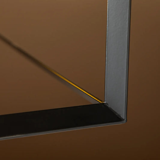 Burano Sputnik Pendant Black and Gold Large