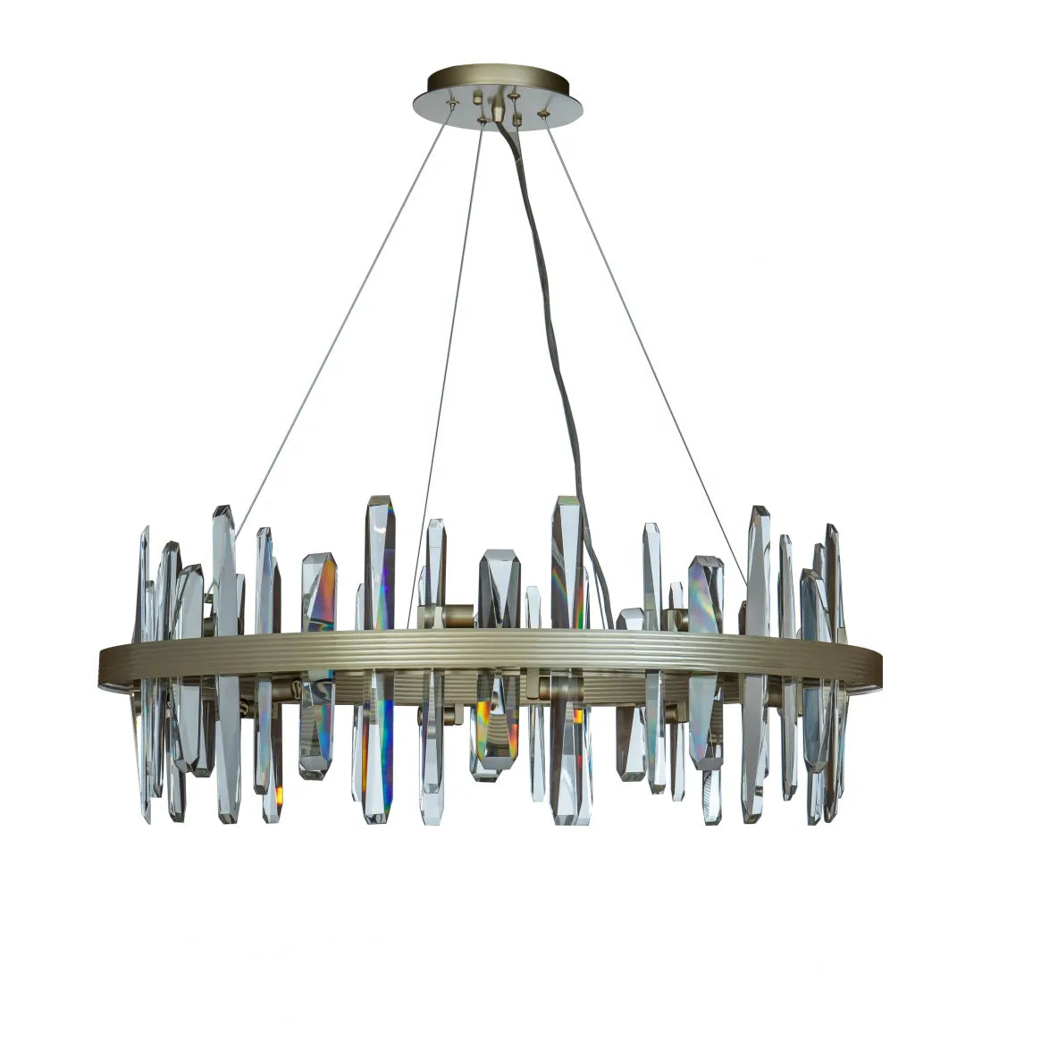 Burano Round Faceted Crystal pendant