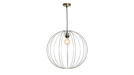 Torcello Wire Work Globe Large Antique Brass