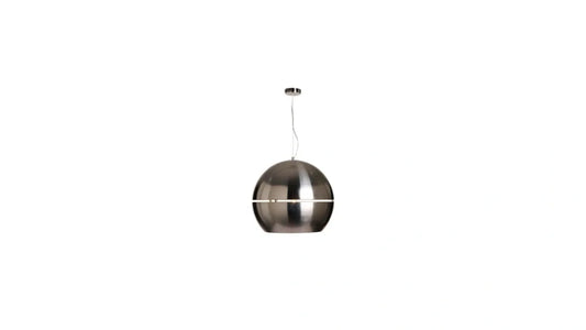 Torcello Split Globe Pendant Satin Nickel Small