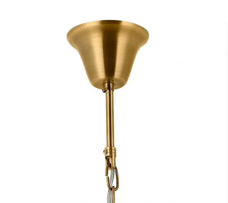 Venice 4 Light Amber Glass Lantern