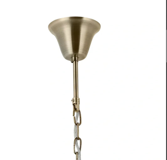 Burano Long Ornate crystal beaded pendant