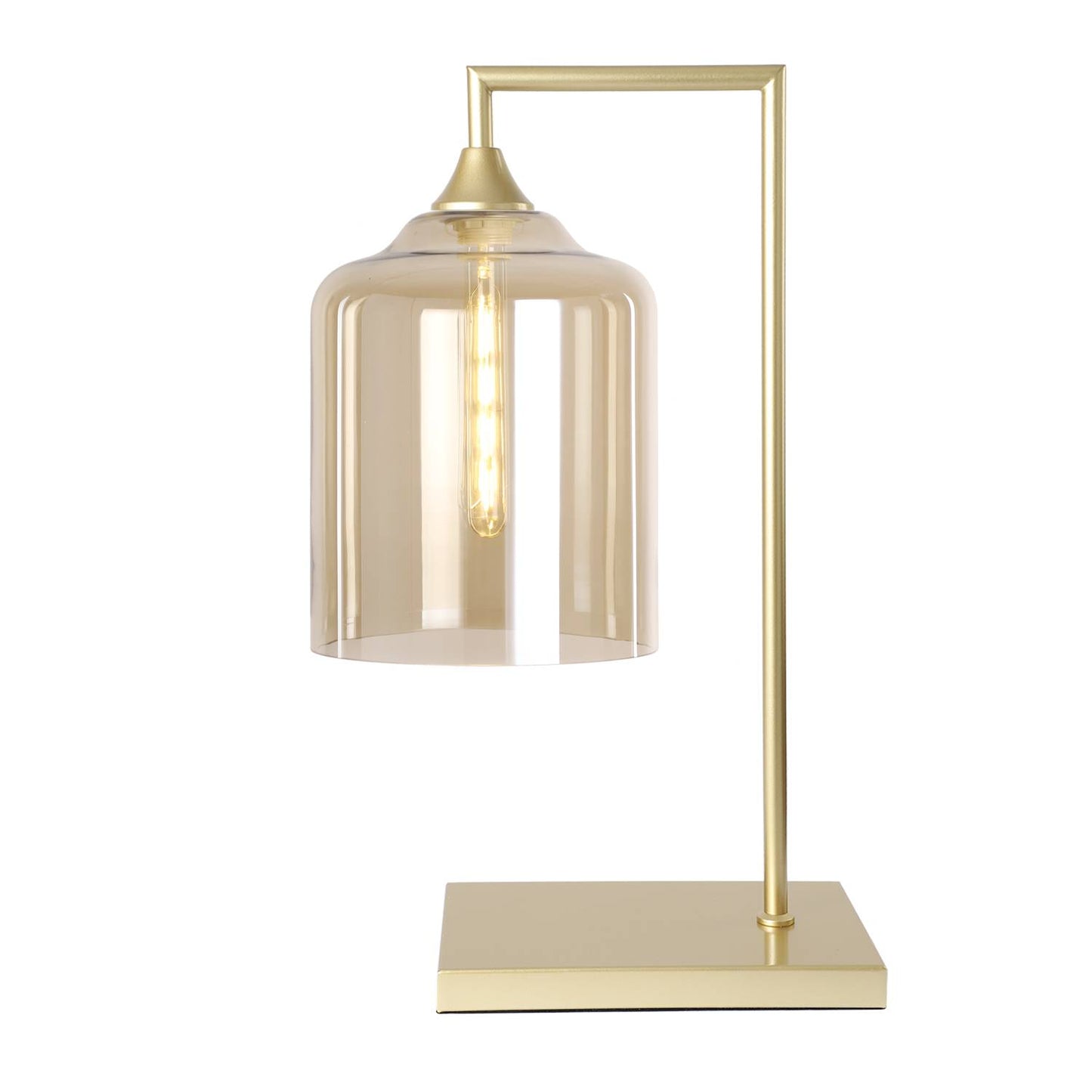Murano Large Gold Table Lamp with Glass Shade