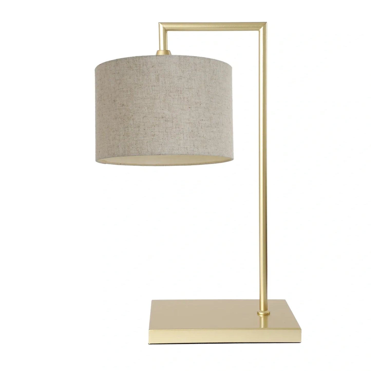Murano Gold Table Lamp with Woven Hand Made Fabric Shade