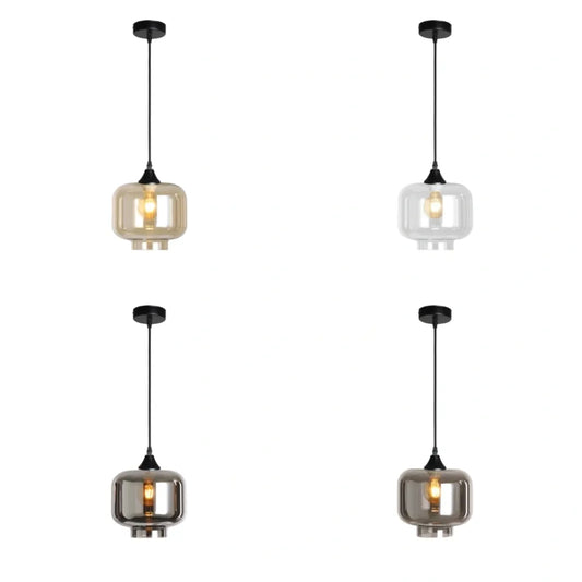 Murano 1 Light Pendant Round shade