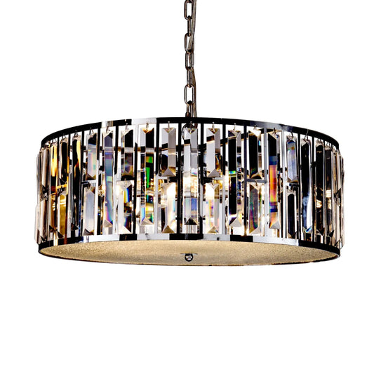 Burano Large Crystal Drum Pendant